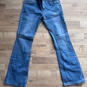 SHEIN Blue Flare & Wide Leg Jeans